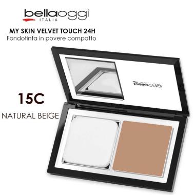 Bella oggi my skin velvet touch fondotinta compatto natural beige