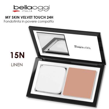 Bella oggi my skin velvet touch fondotinta compatto linen