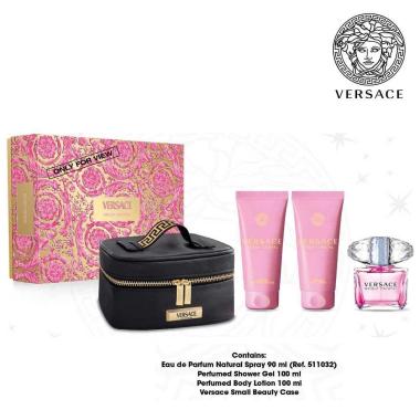 Versace bright crystal set edt90+bsg100+lumbl100+gwp