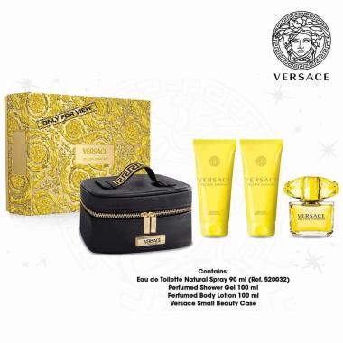 Versace yellow diamond  edt90+bsg100+bl100+gwp