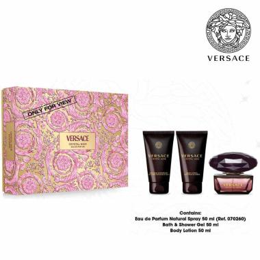 Versace crystal noire edp50+bsg50+bl50