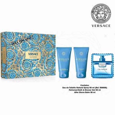 Versace eau fraiche homme edt50+bsg50+asb50