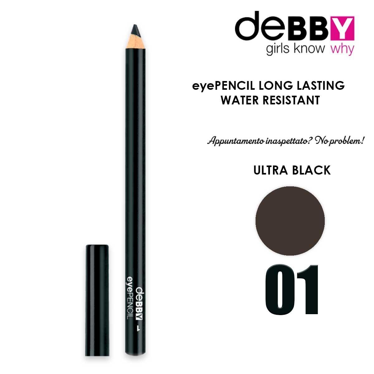 DEBBY MATITA OCCHI eyePENCIL LUNGA DURATA WATER RESISTANT 1