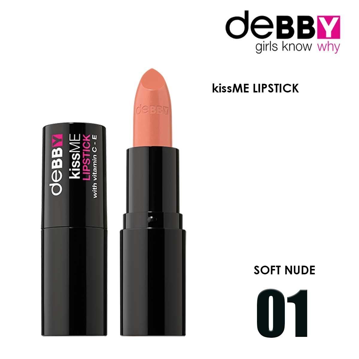 Debby rossetto kiss me lipstick creamy 01