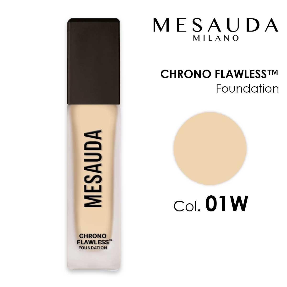 Mesauda fondotinta chrono flawless 01w