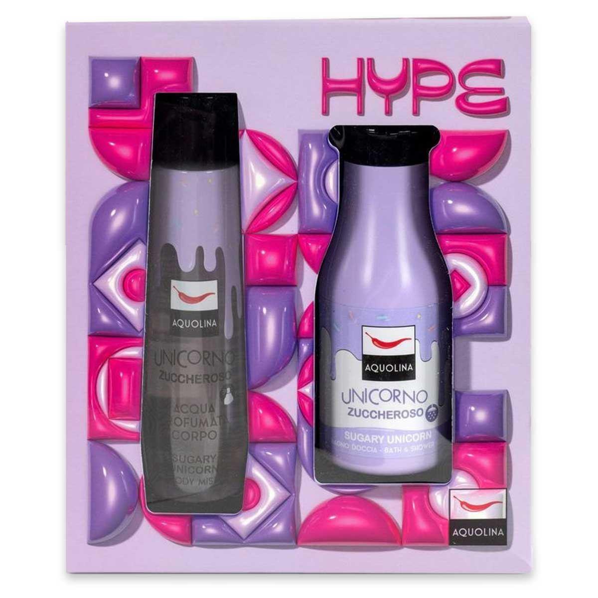 Aquolina conf. bagno 250 ml + acqua 150 ml - unicorno zuccheroso