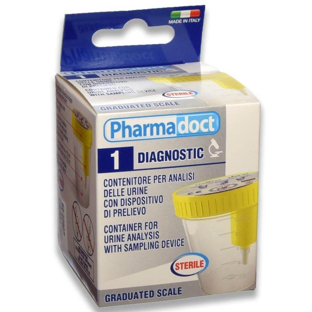 Pharmadoct Pharmadoct contenitore per analisi delle urine con