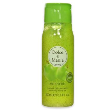 Dolce & mania shower gel scrub 300ml mela verde