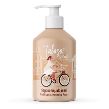 Taboga sapone liquido mani 280 ml fiori bianchi, muschio e ambra