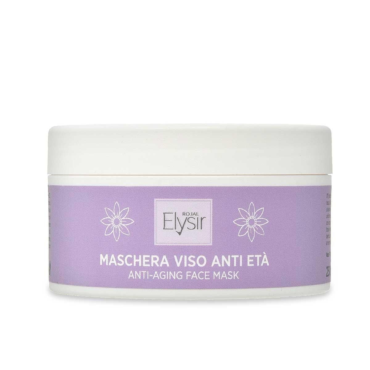 Roial elysir maschera viso antiage 250 ml con acido ialuronico,collagene, peptidi