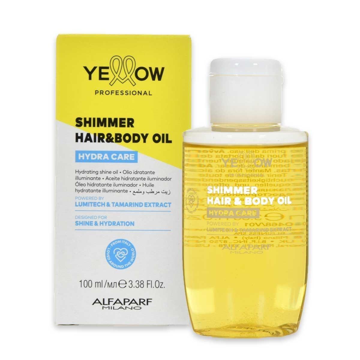 Alfaparf yellow hydra care hair&body oil 100 ml