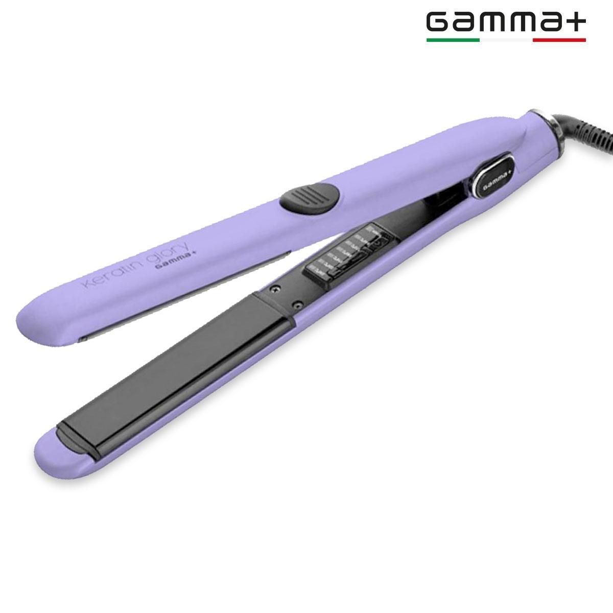 Gamma piu' piastra lisciante professionale keratin glory lilla