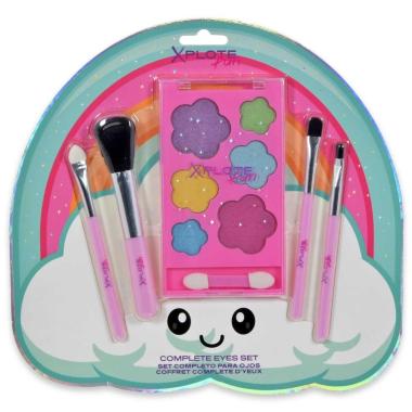 Xplote fun magical rainbow complete eyes set