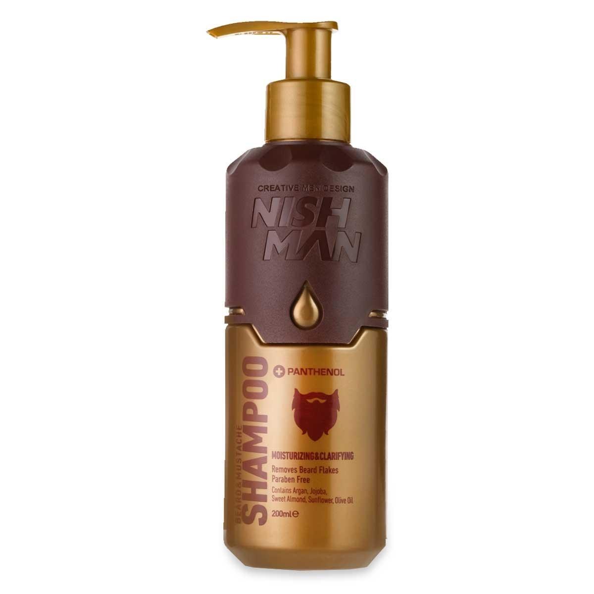 Nishman beard & mustache care shampoo 200 ml