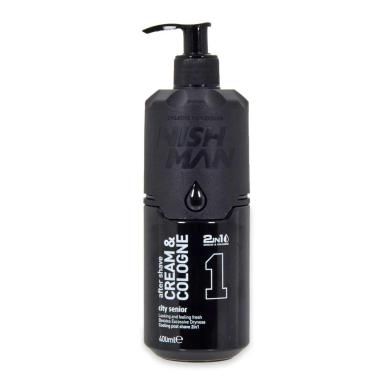 NISHMAN AFTER SHAVE CREAM + COLOGNE 2in1 (CITY SENIOR) 400 ML