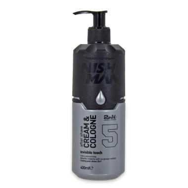 NISHMAN AFTER SHAVE CREAM + COLOGNE 2in1(INVISIBLE TOUCH) 400 ML