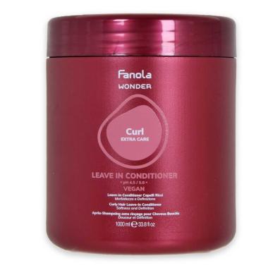 Fanola wonder curl leave-in conditioner capelli ricci morbidezza e definizione 1000 ml