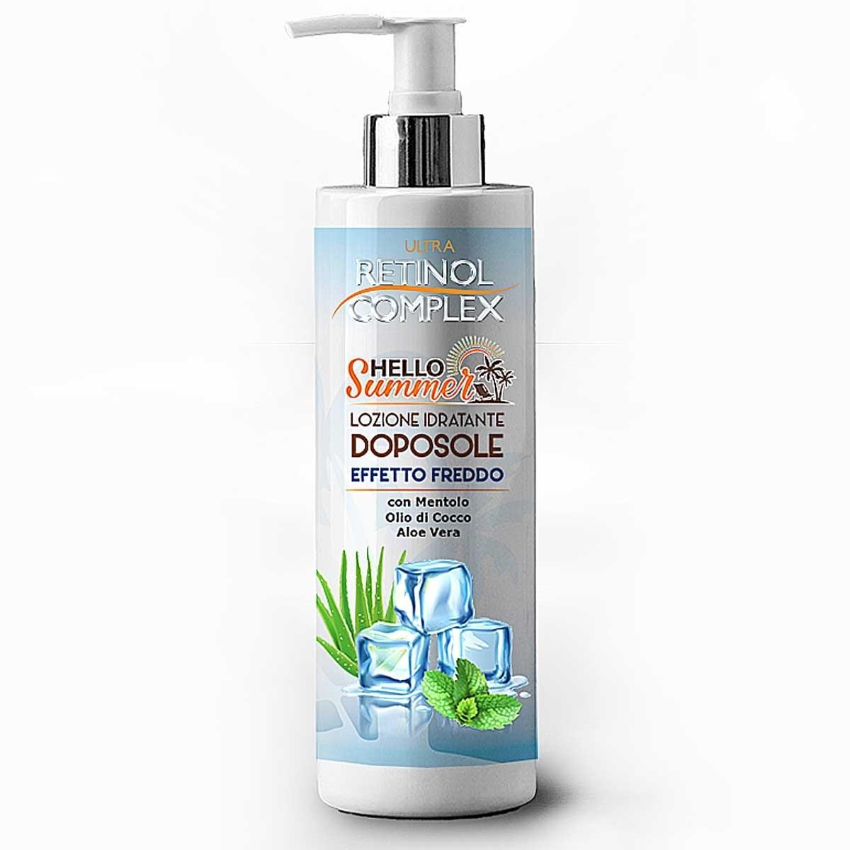 Retinol complex hello summer crema doposole effetto freddo 250 ml