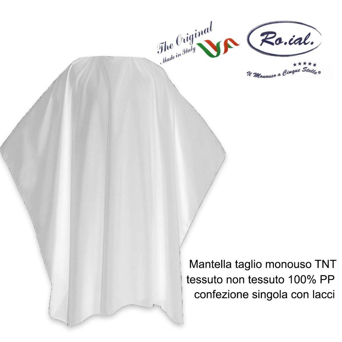 Mantella taglio tnt pp lacci col bianco confezione singola 1 x 1,20 mt