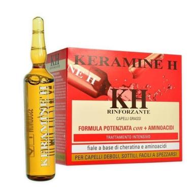 K.h. rossa fiale capelli grassi 10 fiale da 10 ml