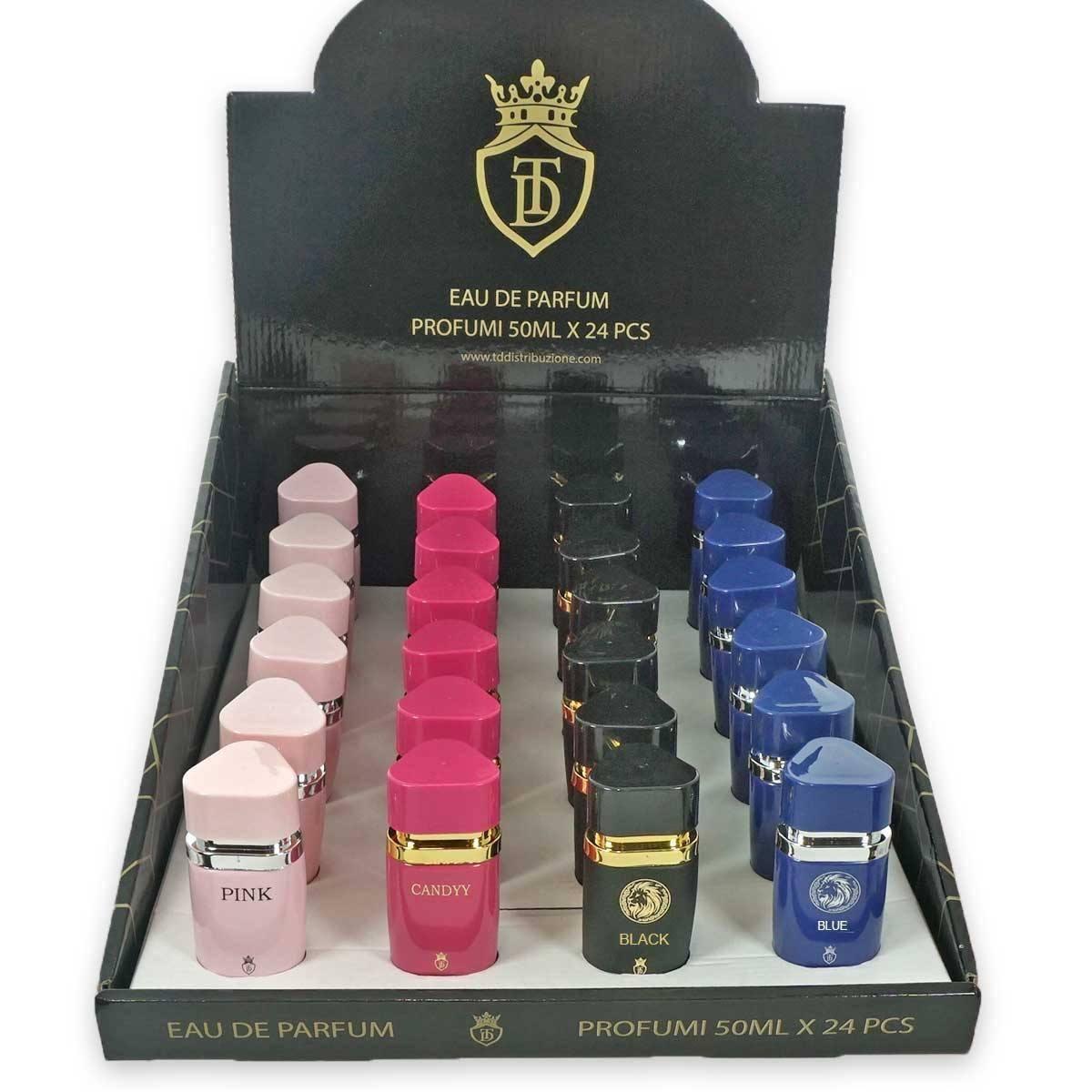 Expo yara 50 ml perfume mix composto da 20 pezzi + 4 tester omaggio