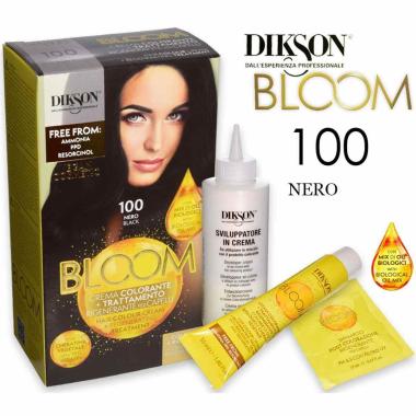 Dikson bloom crema colorante con cheratina 100 nero