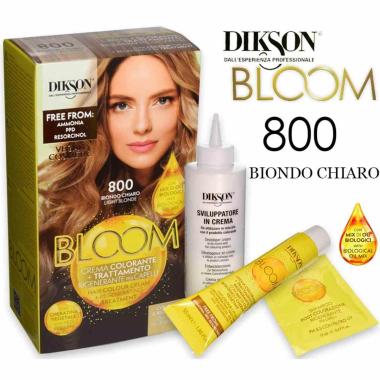 Dikson bloom crema colorante con cheratina 800 biondo chiaro