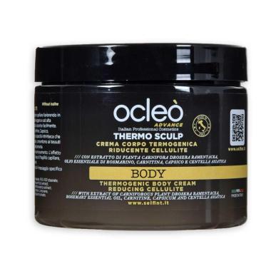 Ocleo  crema corpo termogenica riducente cellulite ml 500
