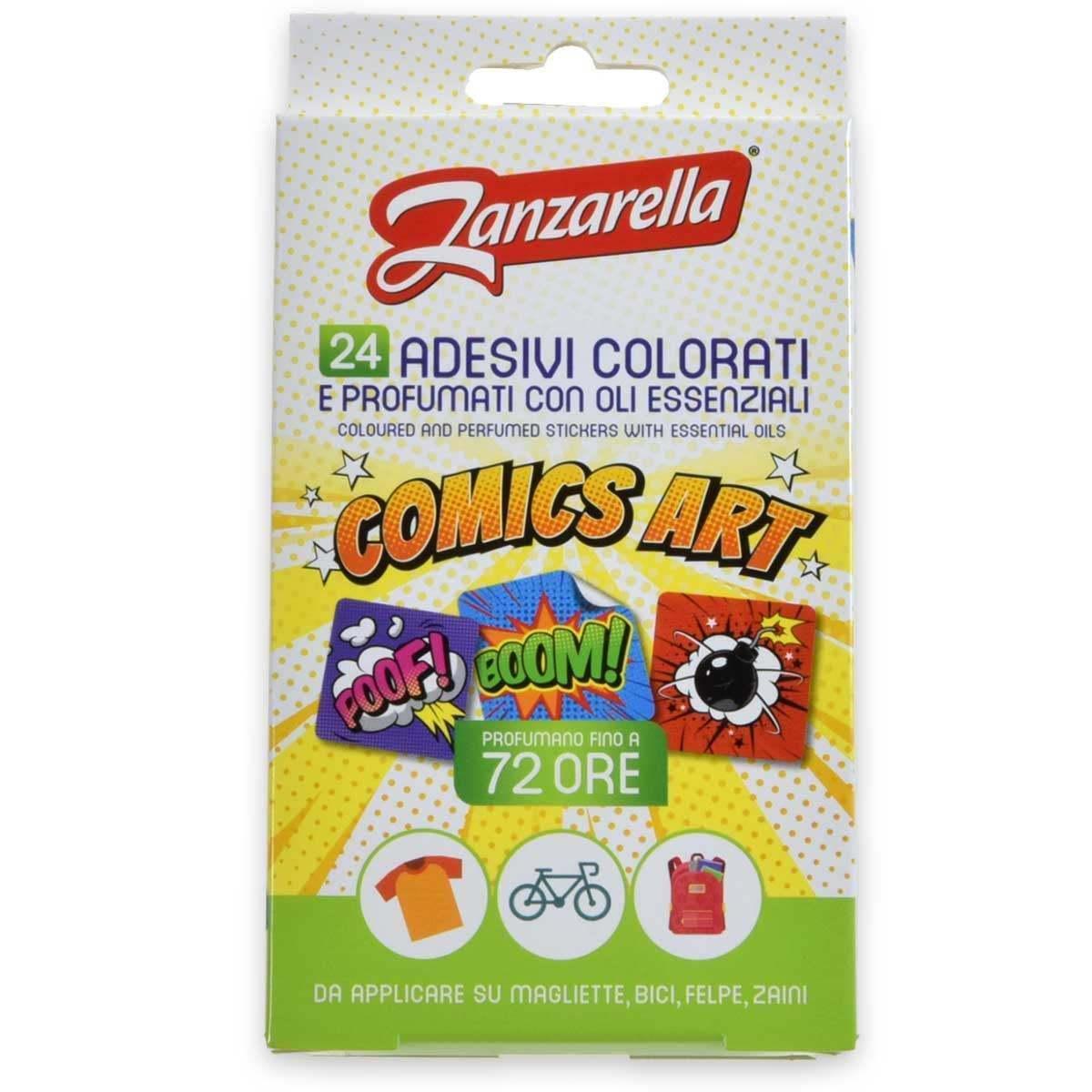 Zanzarella sticker comics art - 24 pz.