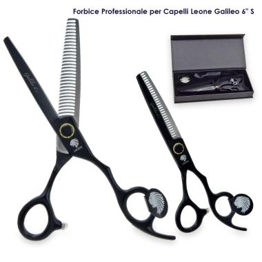 LEONE FORBICE DA SFOLTIRE GALILEO 6" 30 DENTI NERA ERGONOMICA