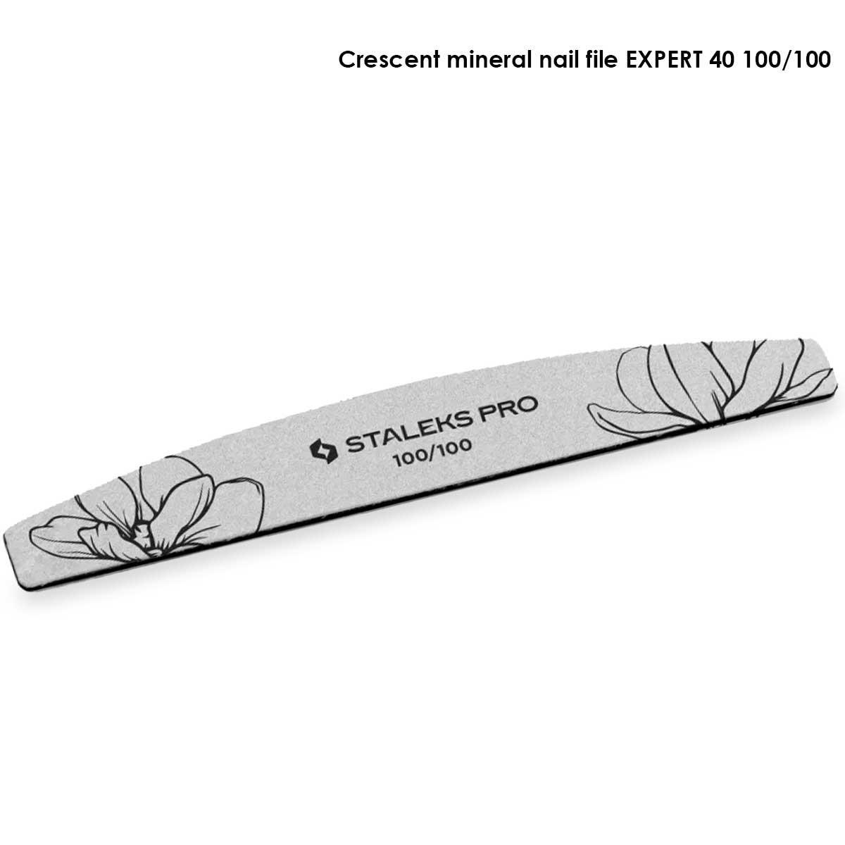 Staleks lima a mezzaluna minerale expert 40, grana 100/100