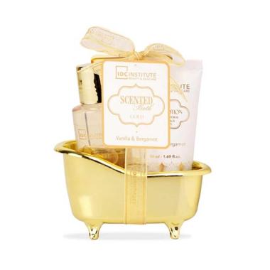 Idc institute scented gold mini bathtub set