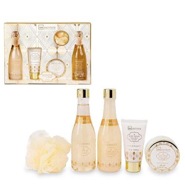 Idc institute scented bath gold complete care set