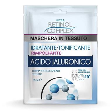 Retinol complex maschera viso da 25 ml in tessuto acido jaluronico
