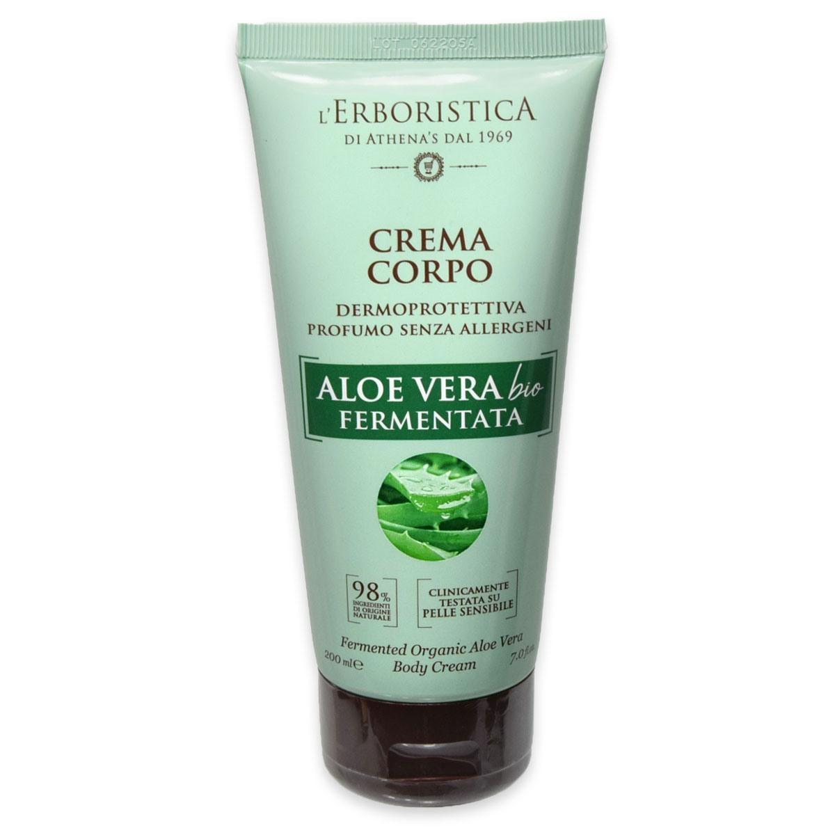 L' erboristica crema corpo aloe bio fermentata 200 ml