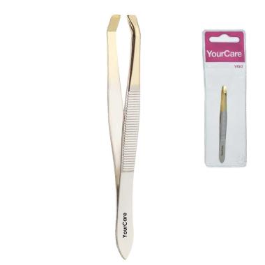 Your care pinzetta punta oro retta 8 cm