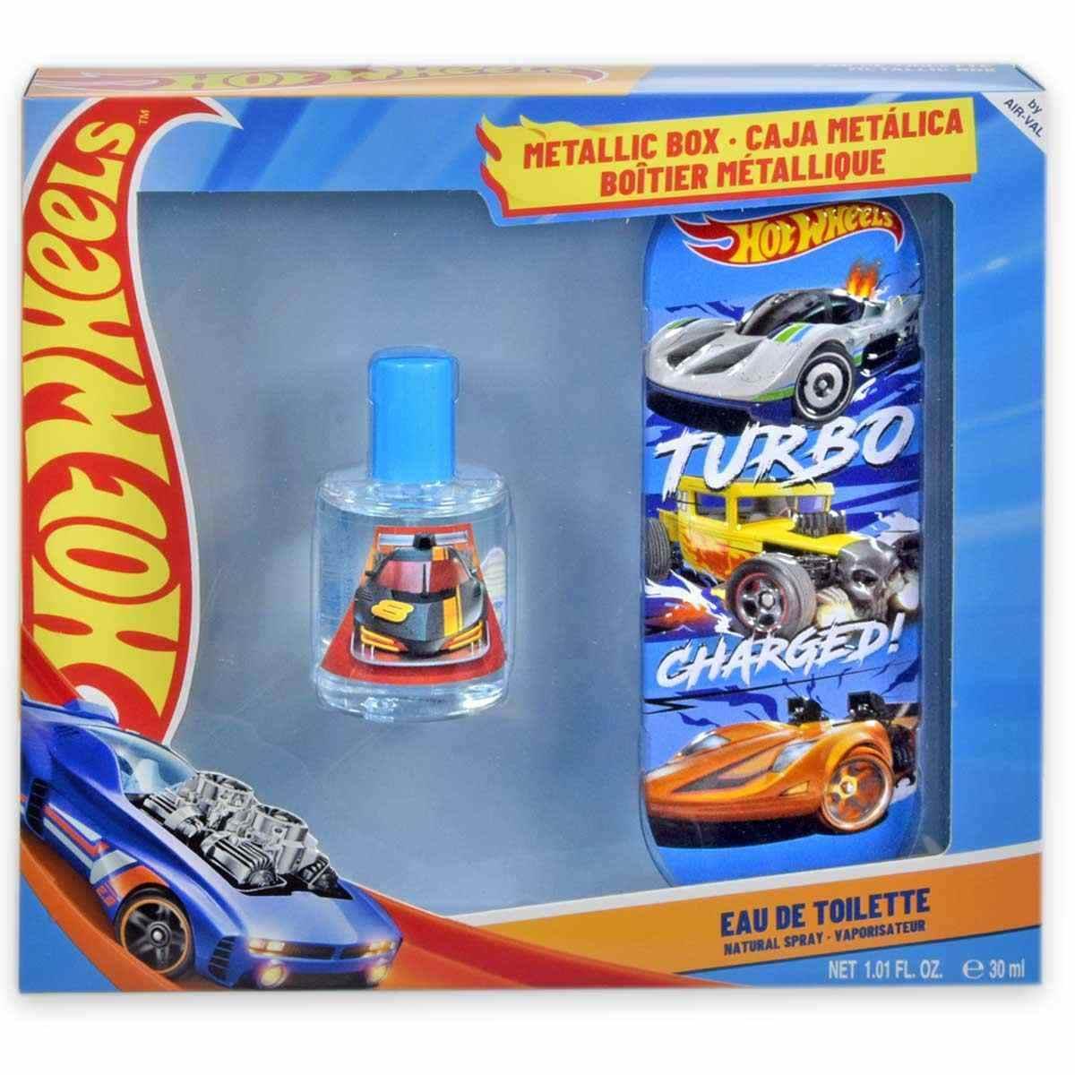 Hot wheels set edt 30 ml + metallic box