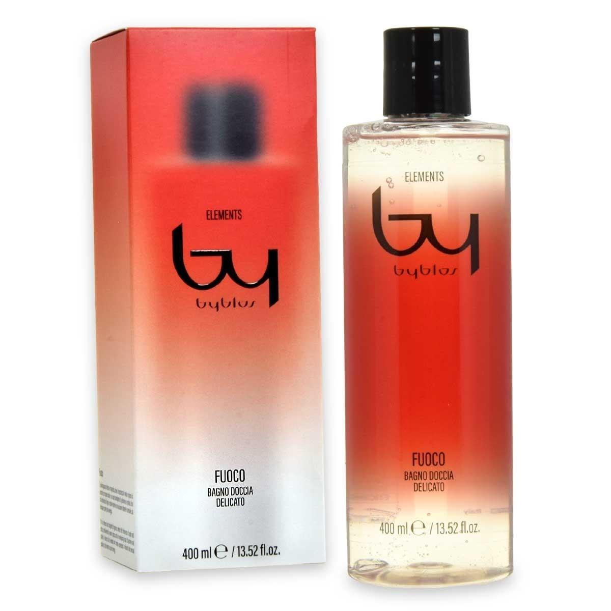 Byblos perfume-infused bath & shower gel 400 ml fuoco- elements