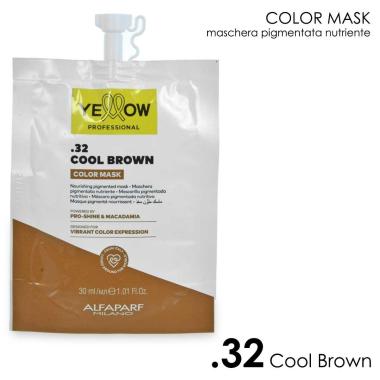 Alfaparf yellow color care pigment mask  .32 cool brown 30 ml