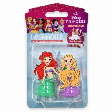 Princess nail polish duo set - rapunzel & little mermaid<br>