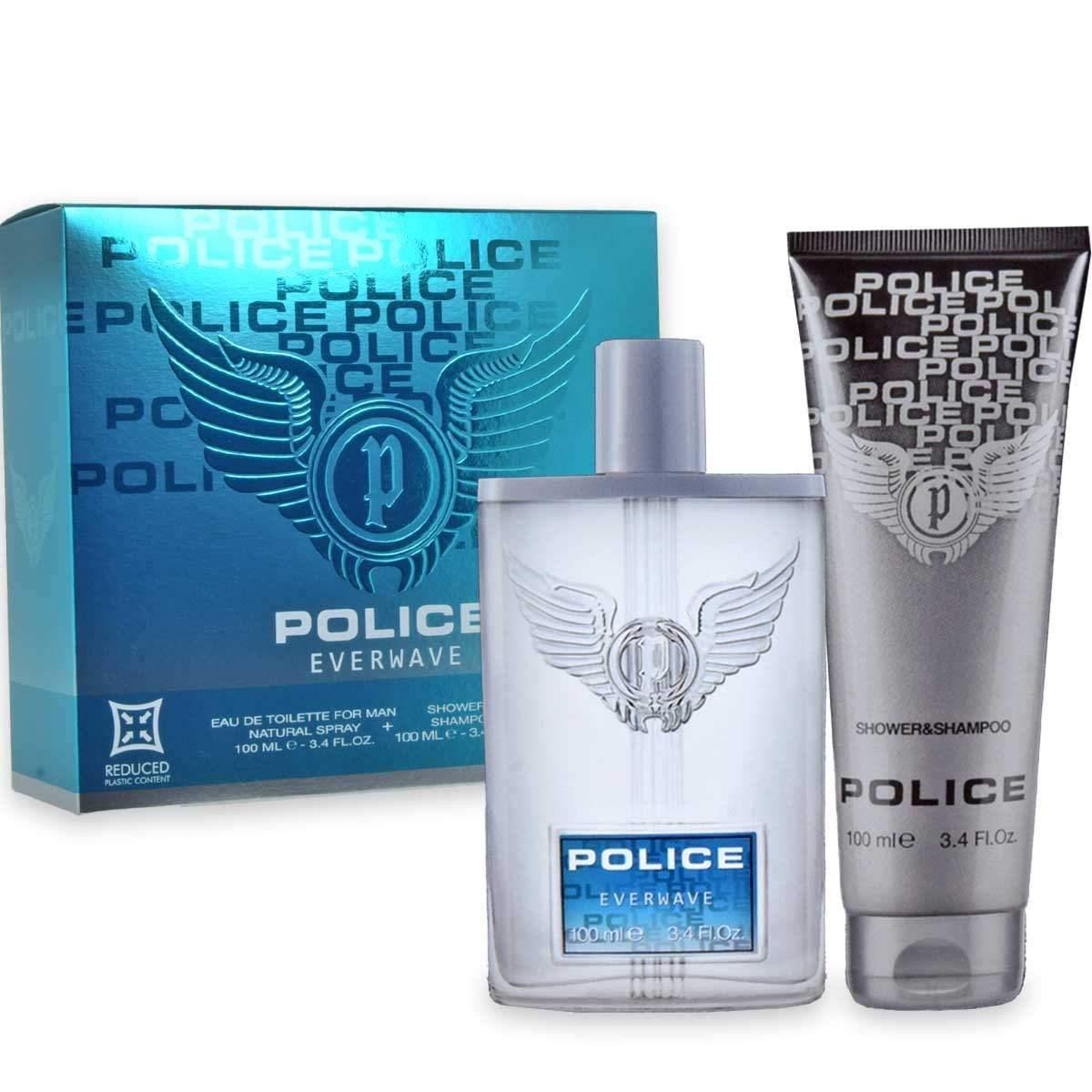 Police everwave man gift set edtv 100 ml + shower&shampoo 100 ml