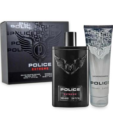 Police extreme man gift set edtv 100 ml + shower&shampoo 100 ml