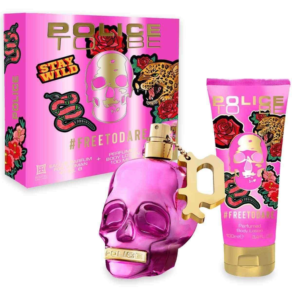 Police to be #freetodare for woman gift set edpv 40ml + body lotion 100 ml