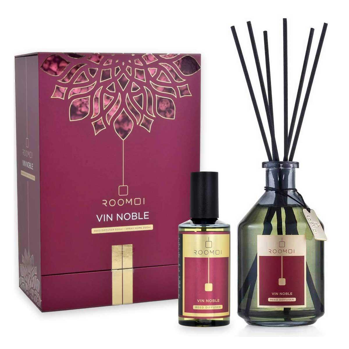 Coffret 2026 roomoi vin noble 200ml + spray 100 ml + sticks