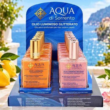 Expo banco aqua di sorrento - 2 oli luminosi (12 pezzi + 2 tester)