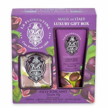 La florentina gift set fico toscano sapone 106 gr + crema mani 75 ml