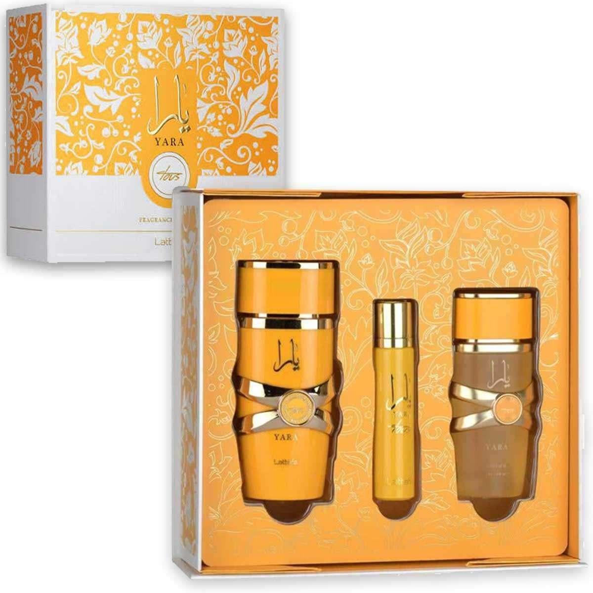 Lattafa yara tous(w)set edp 100 ml + edp 12 ml + hairmist 50 ml
