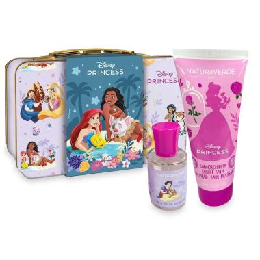 Princess gifset valigetta latta (bagnoschuima 100 ml + edt 30 ml)