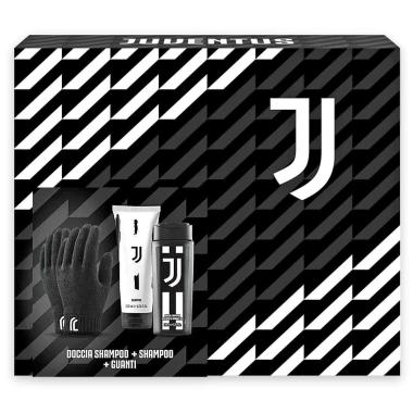 Juventus giftset (doccia shampoo 250 ml+ shampoo 200 ml+ guanti elasticizzati usx)