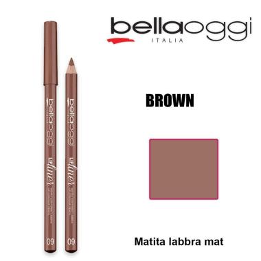 Lip liner matita labbra mat brown